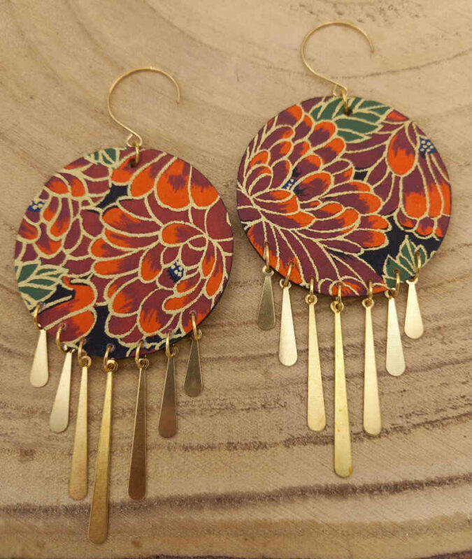 Boucles d'oreilles Les Bohèmes "Wanzi"
