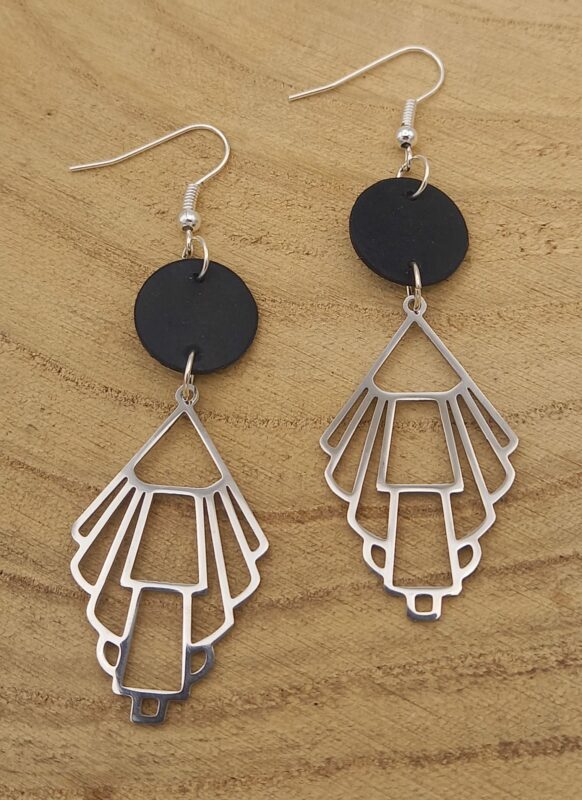 Boucles D’oreilles Chambre à Air Argentées “Les Archibalds”