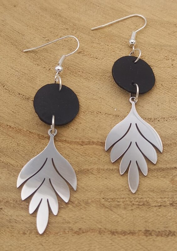 Boucles D’oreilles Chambre À Air Argentées “Les Govanes”