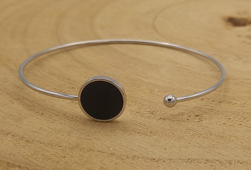 Bracelet Jonc Eclipse Bille Argenté