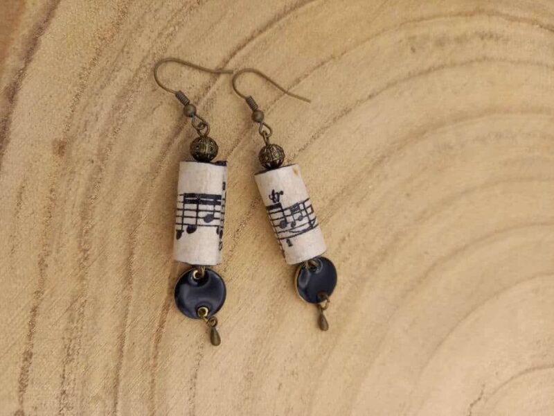 Boucles d'oreilles "Les Tubulaires"