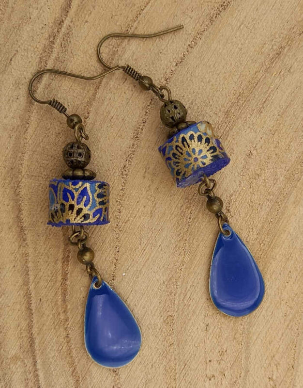 Boucles d'oreilles "Les Tubulaires"