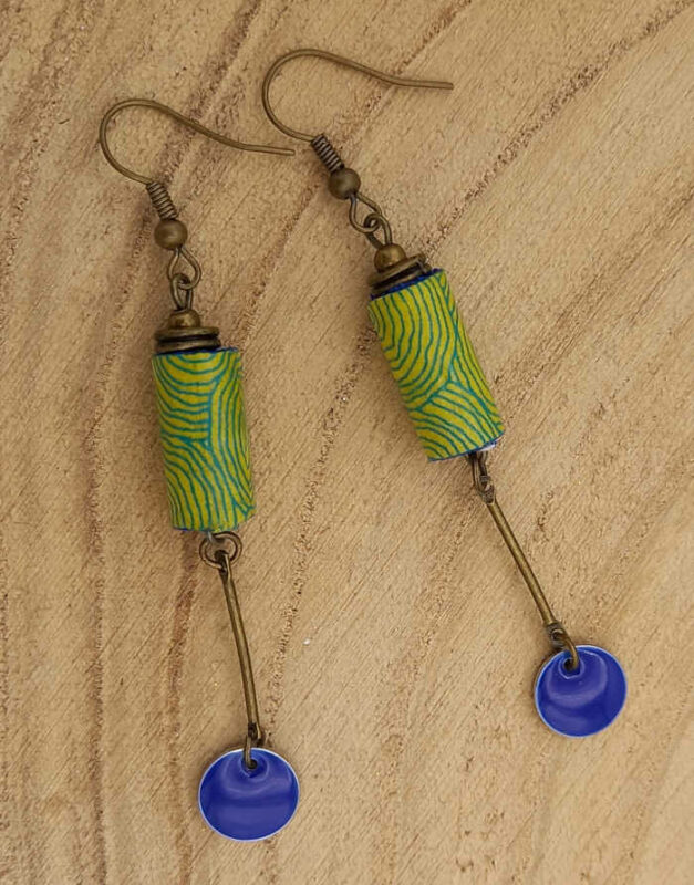 Boucles d'oreilles "Les Tubulaires"