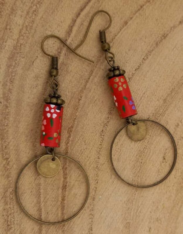Boucles d'oreilles "Les Tubulaires"