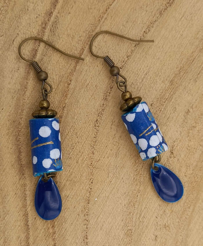 Boucles d'oreilles "Les Tubulaires"