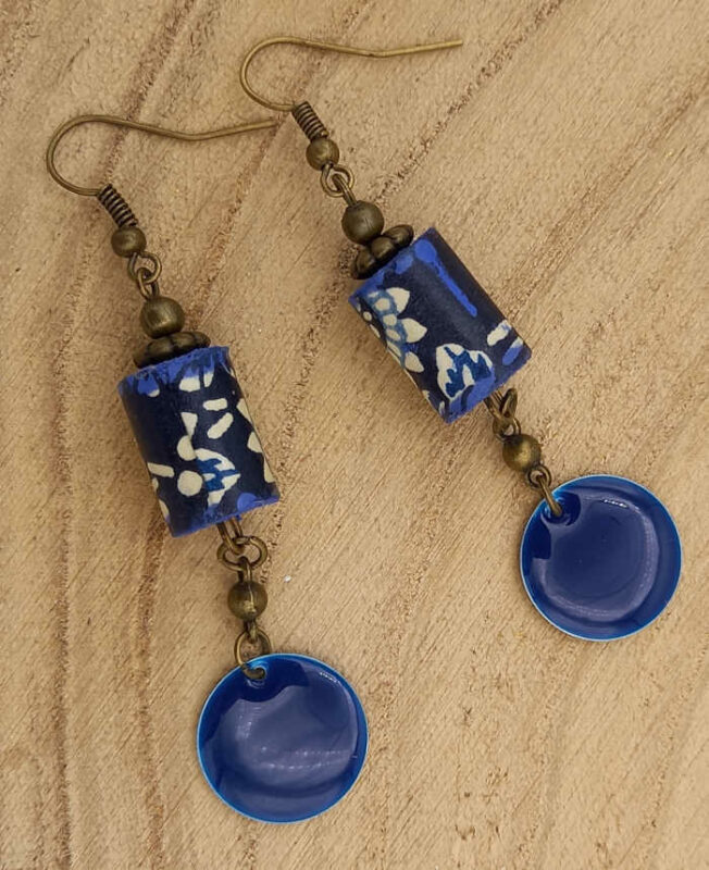 Boucles d'oreilles "Les Tubulaires"