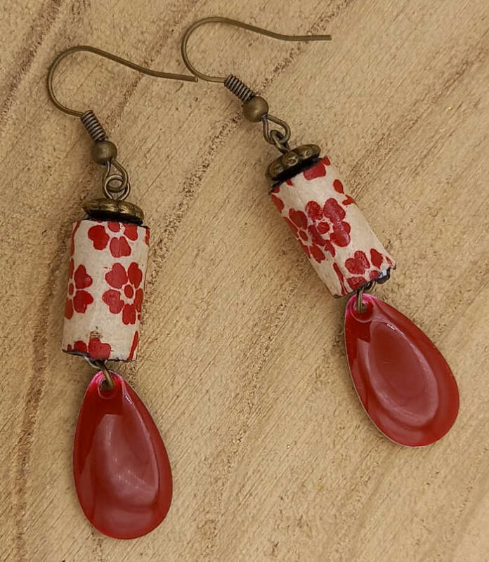 Boucles d'oreilles "Les Tubulaires"