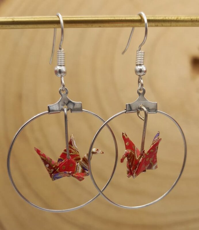 Boucles d'oreilles "Origami"
