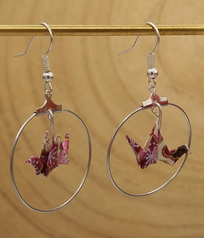 Boucles d'oreilles "Origami"