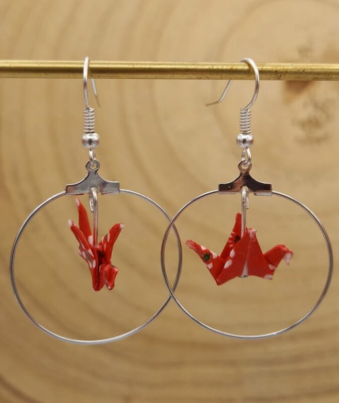 Boucles d'oreilles "Origami"