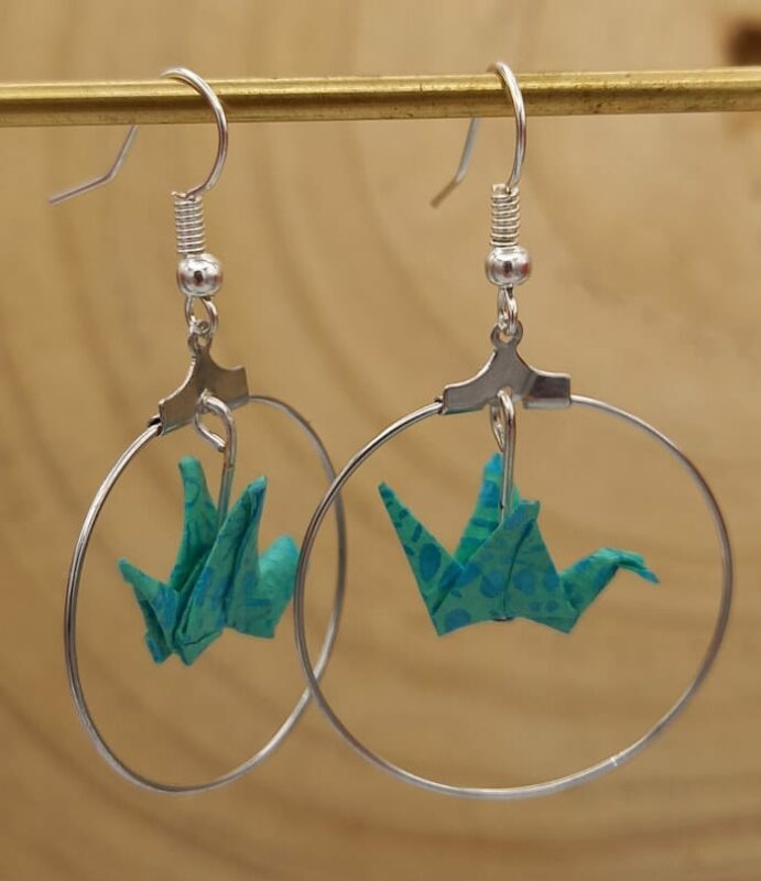 Boucles d'oreilles "Origami"
