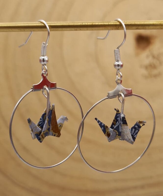 Boucles d'oreilles "Origami"