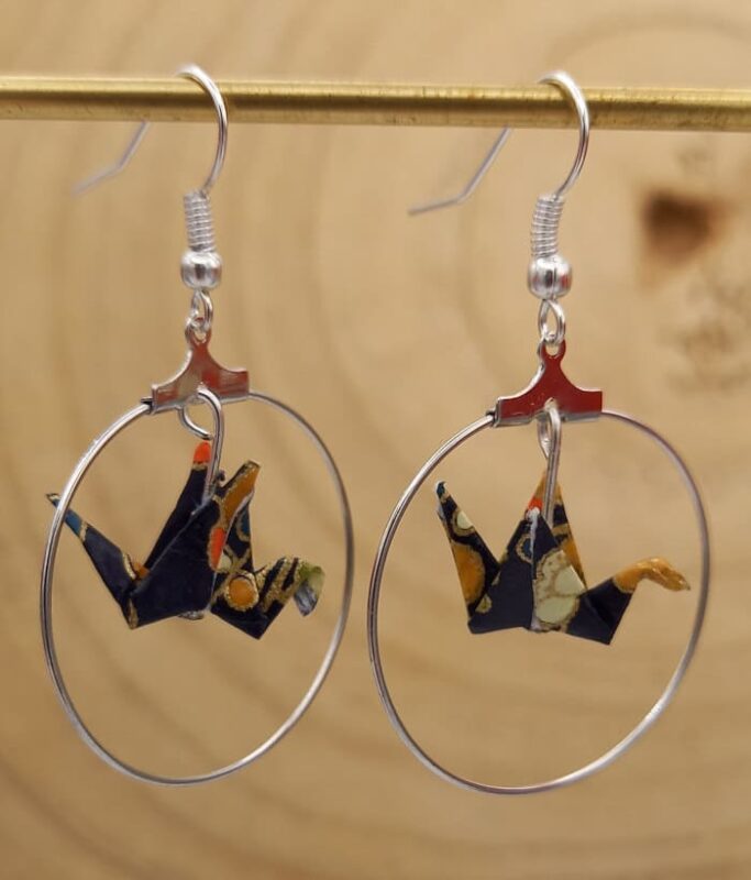 Boucles d'oreilles "Origami"
