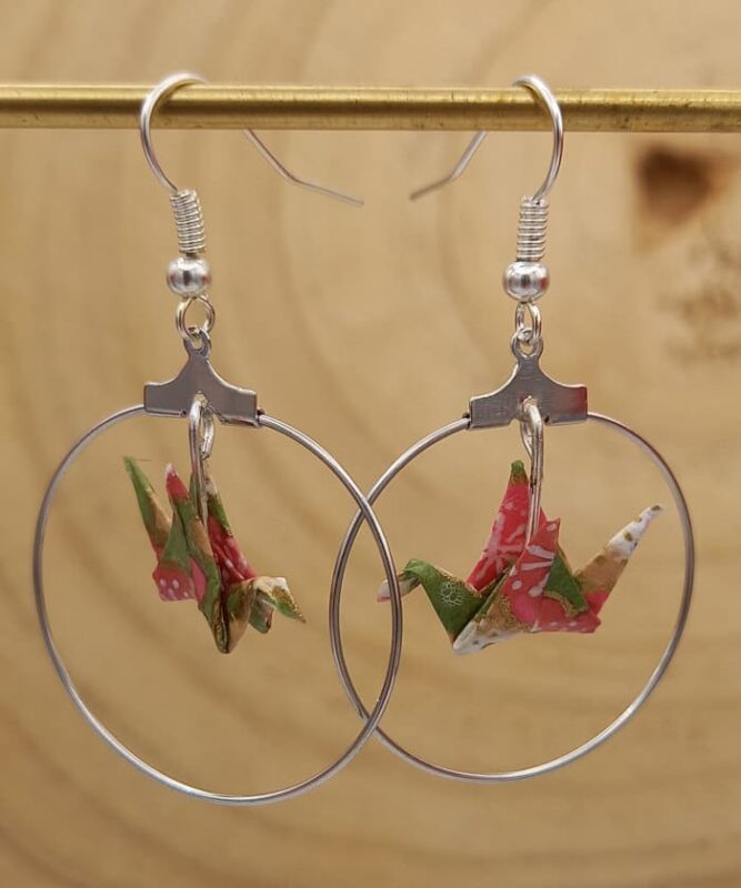 Boucles d'oreilles "Origami"
