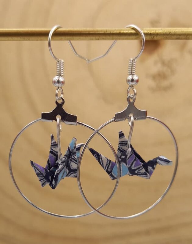 Boucles d'oreilles "Origami"