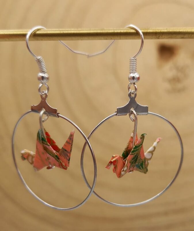 Boucles d'oreilles "Origami"