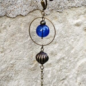 les aériennes de verre "bleu profond" 4