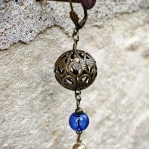 les aériennes de verre "bleu profond" 3