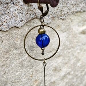 les aériennes de verre "bleu profond" 2