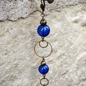 les aériennes de verre "bleu profond" 1