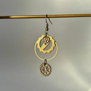 Boucle d'oreille Steampunk