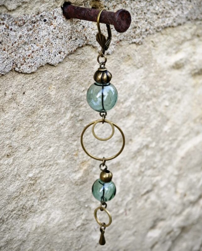les aériennes de verre "vert d'eau" 4