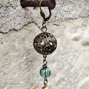 les aériennes de verre "vert d'eau" 3