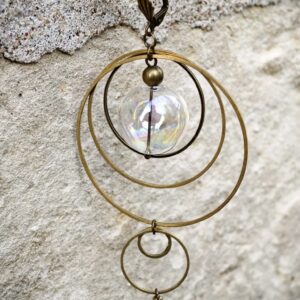 les aériennes de verre "transparent irisé" 4