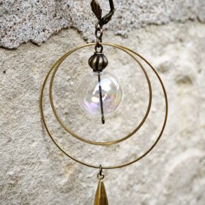 les aériennes de verre "transparent irisé" 5