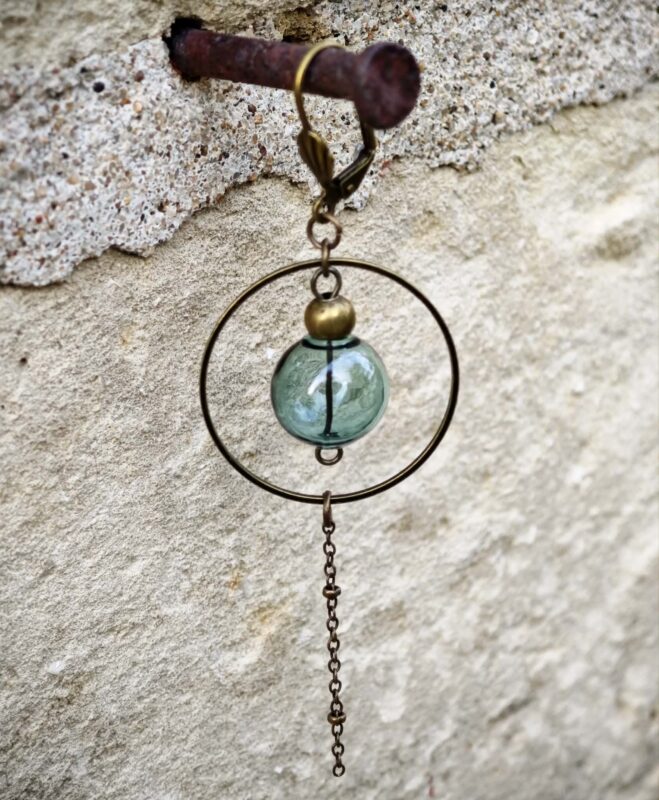 les aériennes de verre "vert d'eau" 2