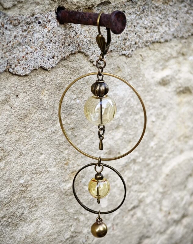 les aériennes de verre "ocre" 1