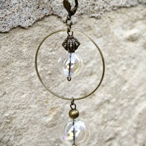 les aériennes de verre "transparent irisé" 7