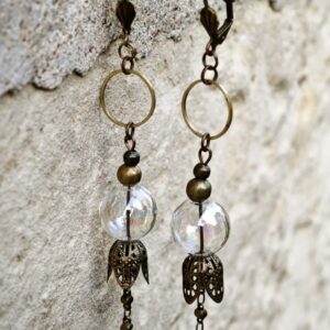 les aériennes de verre "transparent irisé" 8