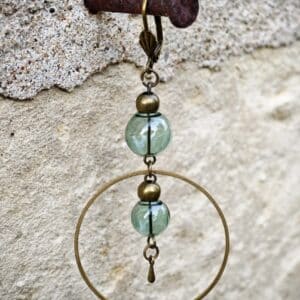 les aériennes de verre "vert d'eau" 1