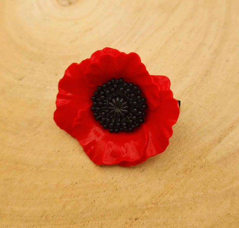 Barrette Coquelicot