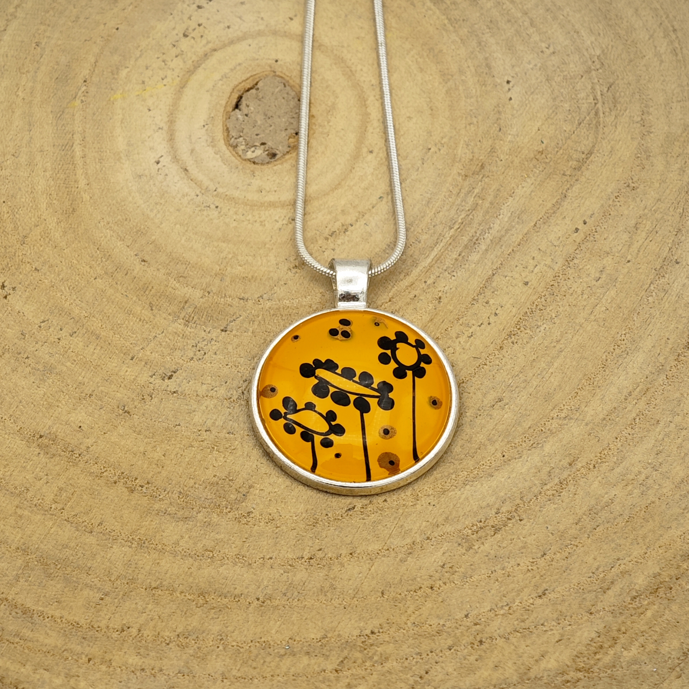 Collier verre peint – Image 2