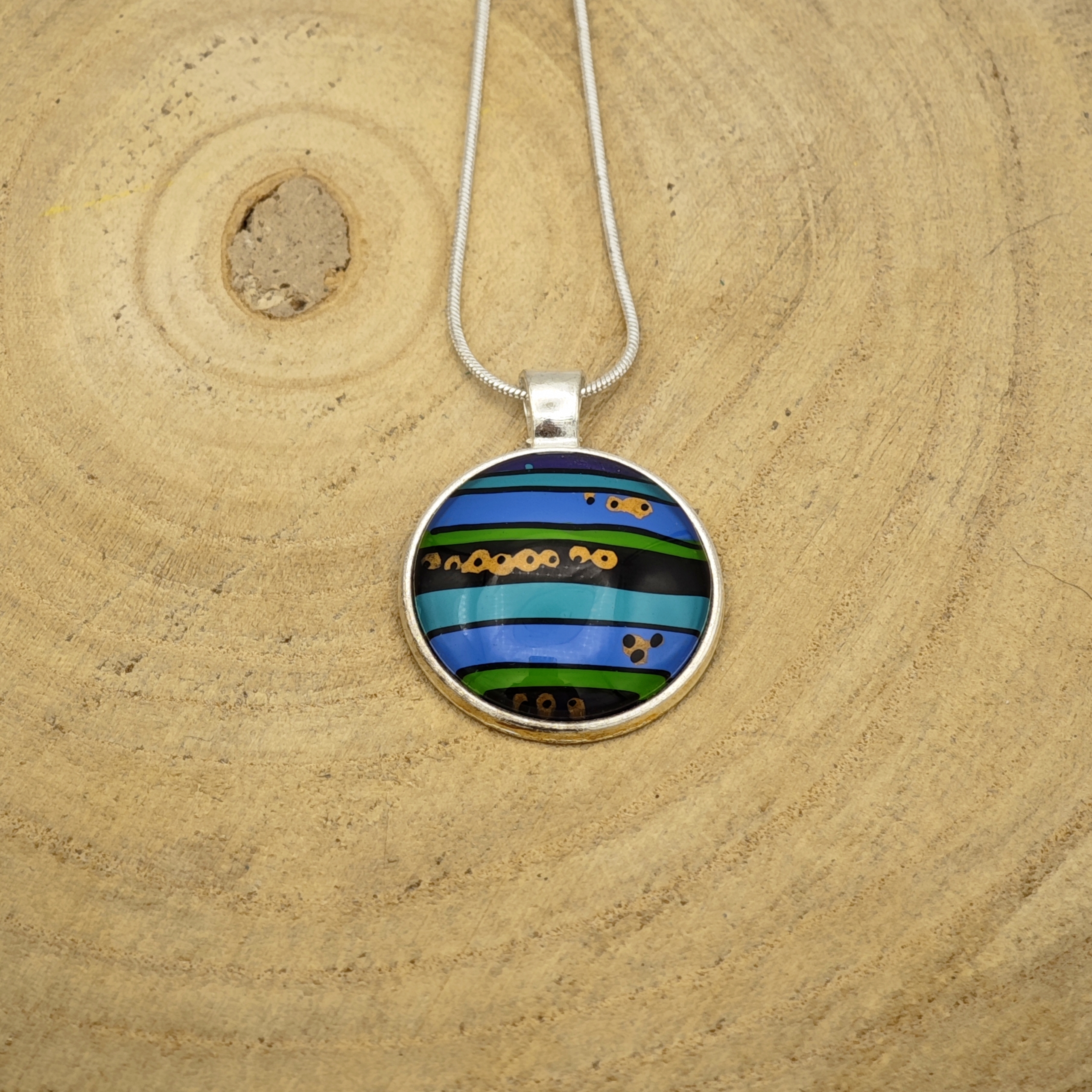 Collier verre peint – Image 3